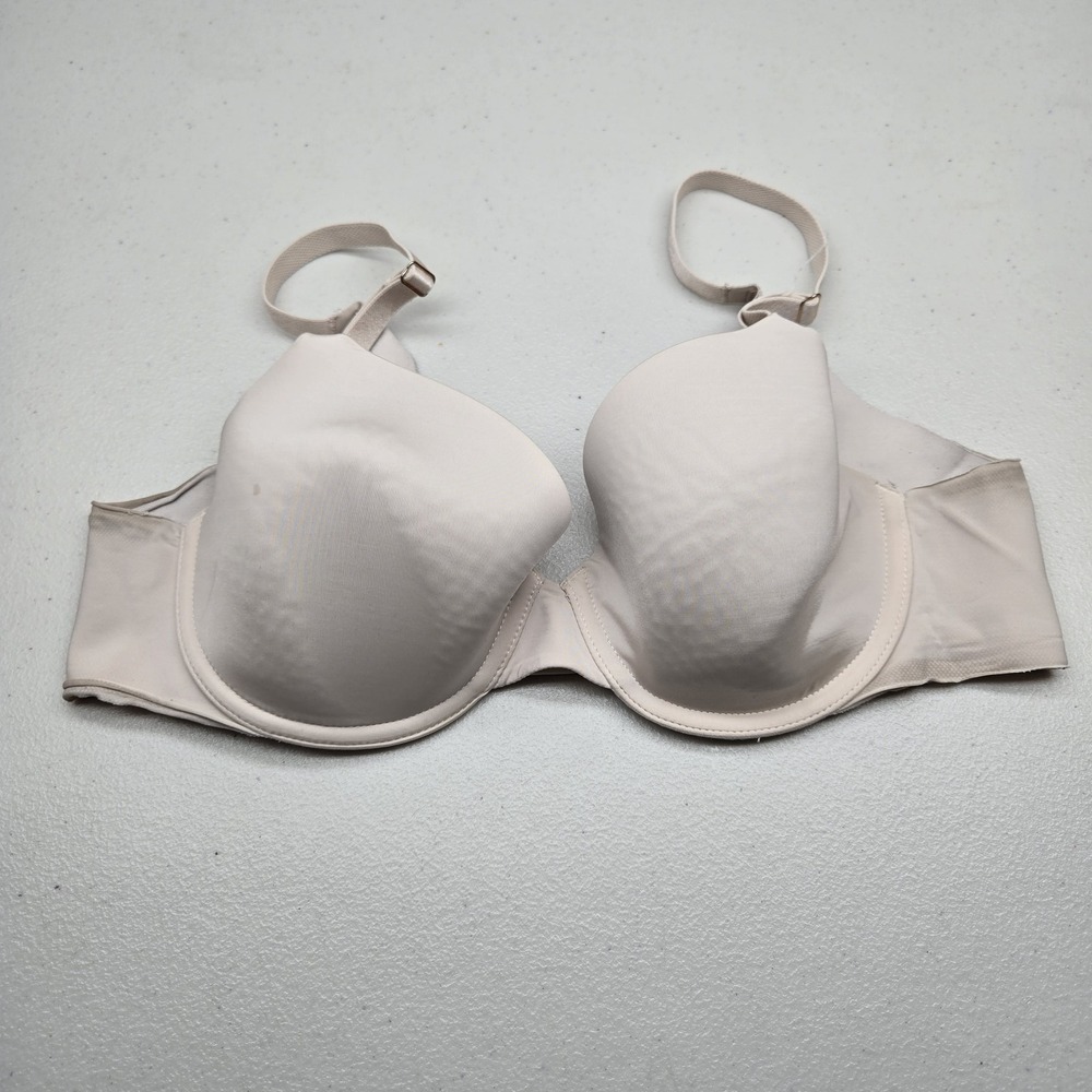 Soma Women Bra 34B Beige Vanishing 360 Perfect Coverage T‎ Shirt Underwired